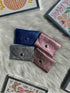 Porte-cartes brillant à 2 rangements